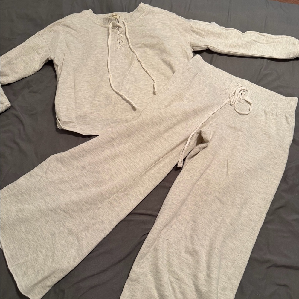 Women's Gray Pajama Set